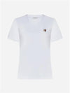 Fox Head Patch Regular Short Sleeve T-Shirt White - MAISON KITSUNE - BALAAN 2