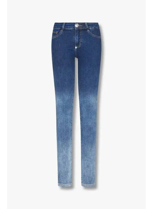 Women s Gradient Denim Jegging Pants Blue - PHILIPP PLEIN - BALAAN 1