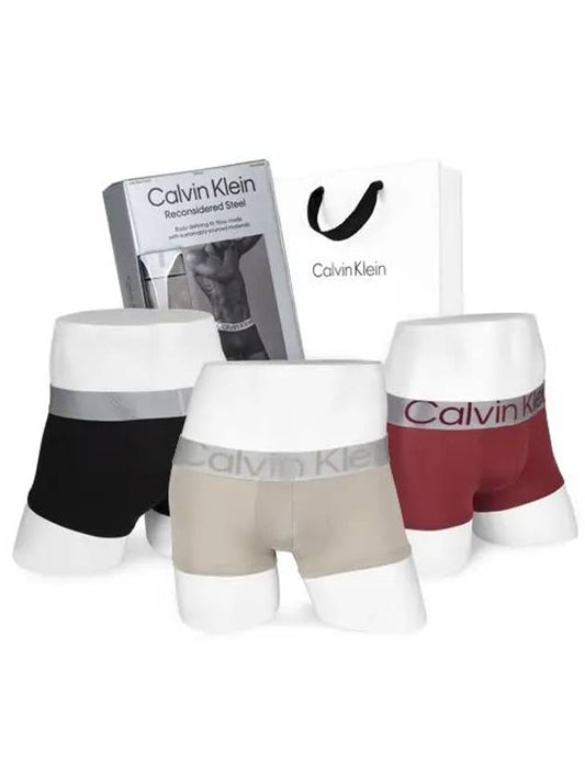 Underwear men's steel band drawstring set of 3 NB3074 - CALVIN KLEIN - BALAAN 2