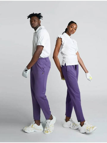 Slim Banding Track Pants Purple - ATHPLATFORM - BALAAN 1