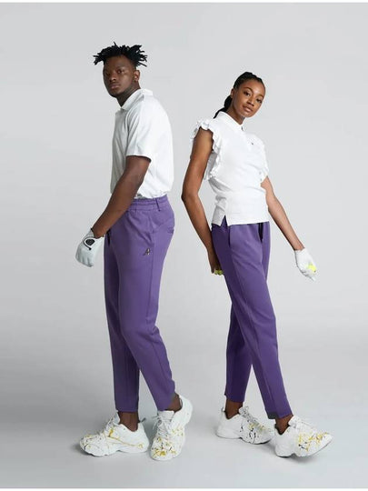 Slim Banding Track Pants Purple - ATHPLATFORM - BALAAN 2