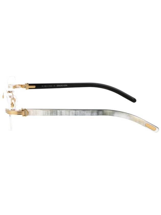 Sunglasses CT0286O 003 GOLD WHITE - CARTIER - BALAAN 4