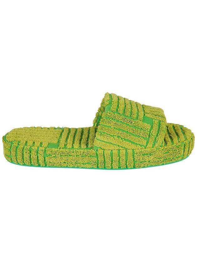 Towel Emboss Weaving Slippers Paraket Kiwi - BOTTEGA VENETA - BALAAN.