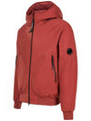 Pro-Tech Ribbed Hooded Jacket Red - CP COMPANY - BALAAN 3