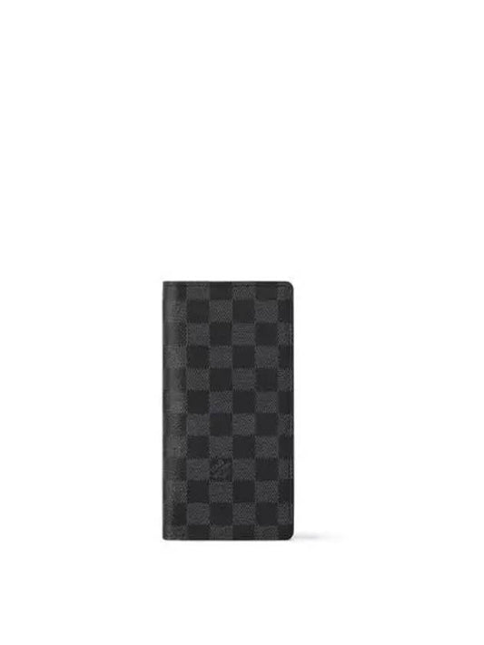 Brazza Damier Canvas Long Wallet Graphite - LOUIS VUITTON - BALAAN 2