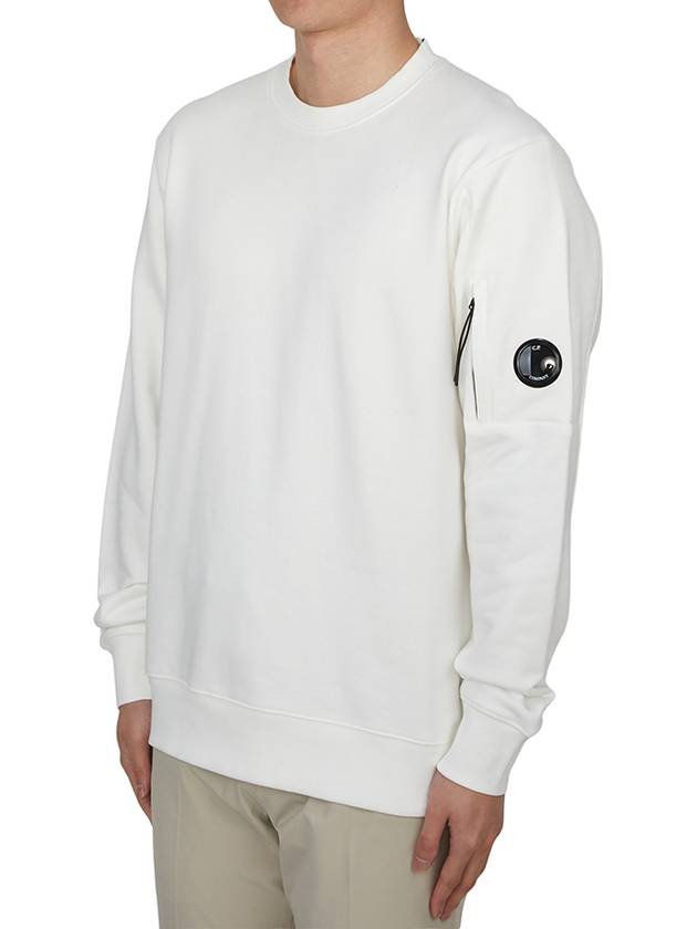 Lens Wappen Sweatshirt White - CP COMPANY - BALAAN 3