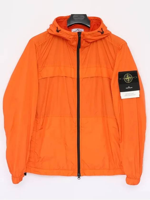 Crinkle Reps Hooded Jacket Orange - STONE ISLAND - BALAAN 3