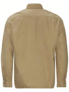 Men's Embroidered Logo Shirt Zip-Up Jacket Beige - POLO RALPH LAUREN - BALAAN 4