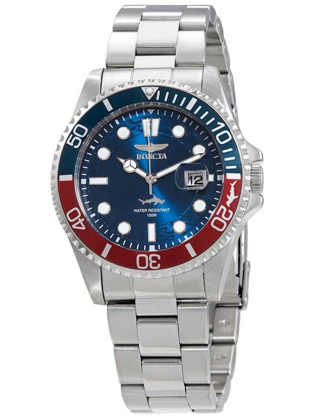 Invicta Pro Diver Quartz Blue Dial Pepsi Bezel Men's Watch 30951 - INVICTA - BALAAN 1