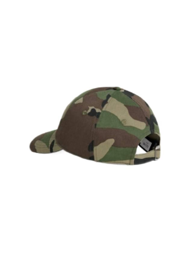 Military Cotton Ball Cap Khaki - CELINE - BALAAN 5