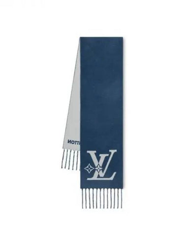 LV Smash Scarf Blue - LOUIS VUITTON - BALAAN 1