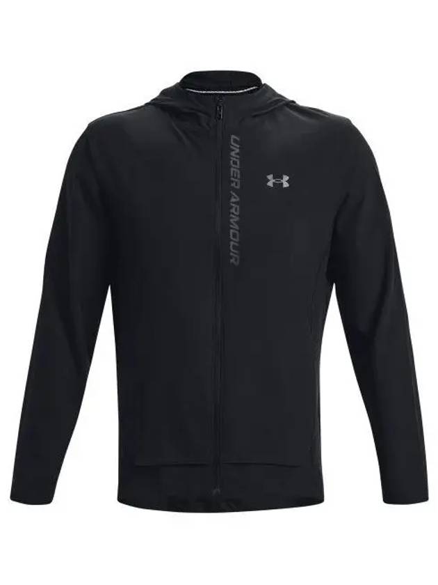 Outrun The Storm Hooded Jacket Black - UNDER ARMOUR - BALAAN 2