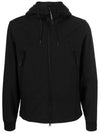 Shell R Goggle Hooded Jacket Black - CP COMPANY - BALAAN 2