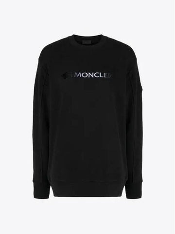 8G00011 809KR 99 Black Women’s Sweatshirt - MONCLER - BALAAN 1