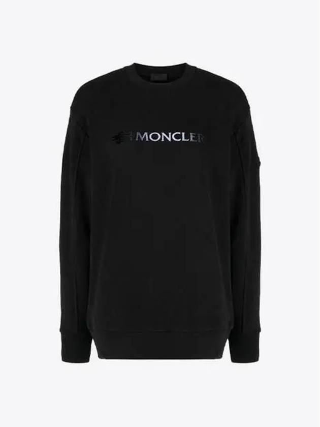 Black Women s Sweatshirt 8G00011 809KR 999 - MONCLER - BALAAN 1