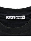 Logo Print Cotton Short Sleeve T-Shirt Fade Black - ACNE STUDIOS - BALAAN 4