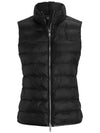 Embroidery Logo Pony Zipper Outerwear Padded Vest Black - POLO RALPH LAUREN - BALAAN 2