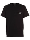 APC Raymond Logo Men s Short Sleeve T Shirt Dark Navy COEZC H26840 - A.P.C. - BALAAN 1