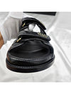 CC Logo Velcro Sandals Black - CHANEL - BALAAN 8