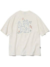 About Love Cat Embroidered Short Sleeve T Shirt Cream - CPGN STUDIO - BALAAN 3