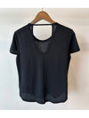 Training T shirt DX0132 010 Black WOMENS M Asian Fit - NIKE - BALAAN 3