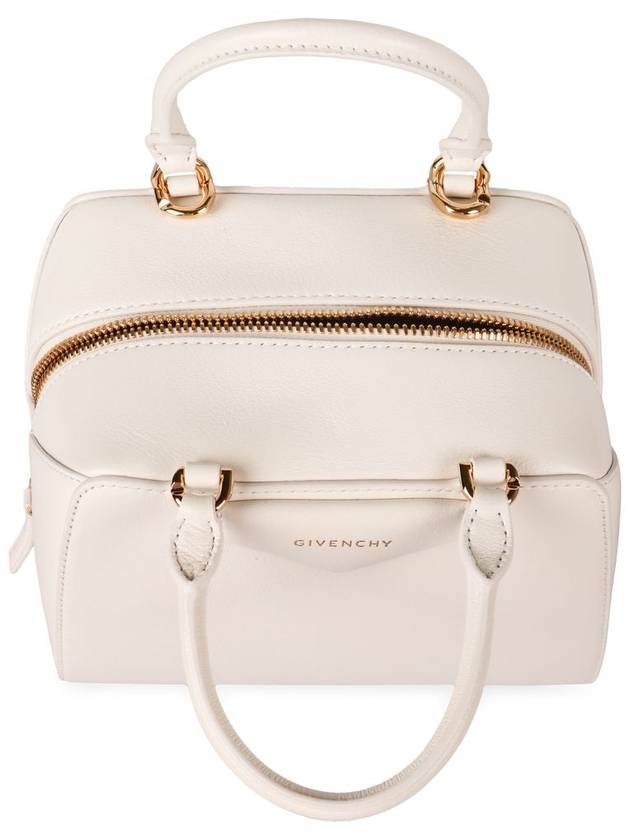 Antigona Cube Leather Mini Bag White - GIVENCHY - BALAAN 7