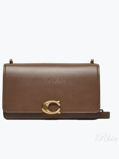 logo-embellished leather shoulder bag - COACH - BALAAN 2