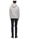 Chillax Fox Patch Classic Hoodie Grey Melange - MAISON KITSUNE - BALAAN 6