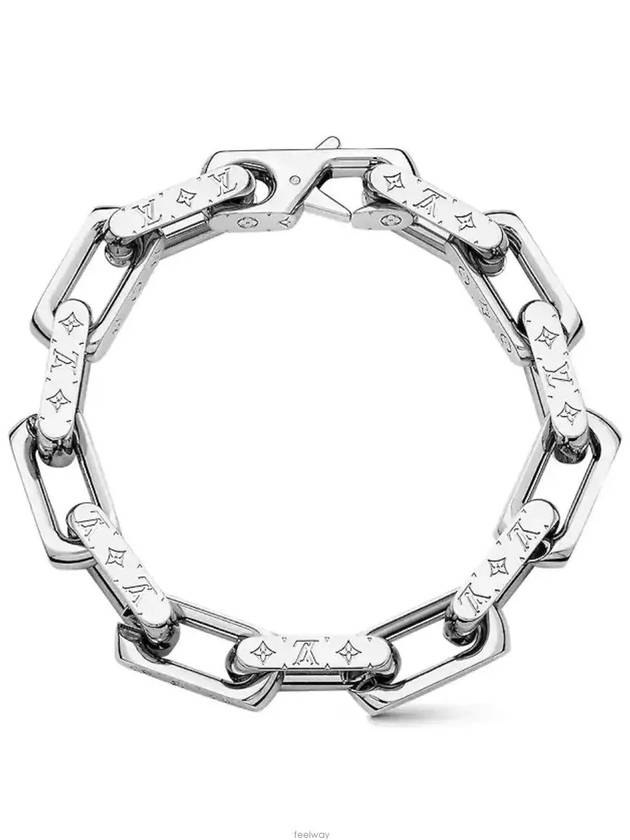 Monogram Chain Bracelet Silver - LOUIS VUITTON - BALAAN 2