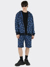 Star camo Hoodie Zip up Blue - AOX - BALAAN 3