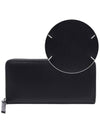 Stitch Logo Leather Long Wallet Black - MAISON MARGIELA - BALAAN 3