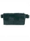 Intrecciato Cassette Mini Belt Bag Rain Tree Green - BOTTEGA VENETA - BALAAN 2