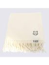 Wool Fox Head Muffler Ivory - MAISON KITSUNE - BALAAN 1