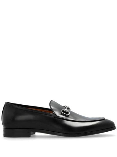 Men's Horsebit Leather Loafer Black - GUCCI - BALAAN 2