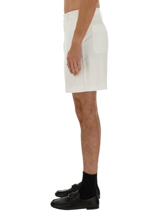 Valentino Garavani Bermuda Shorts With Rubberized V Detail - VALENTINO - BALAAN 4