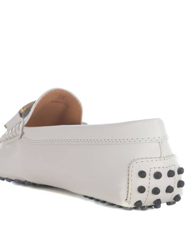 Kate Gommino Leather Driving Shoes White - TOD'S - BALAAN 5