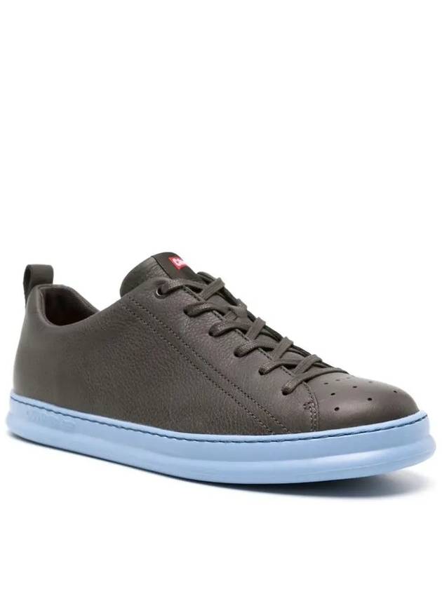 Runner Leather Low Top Sneakers Dark Grey - CAMPER - BALAAN 3