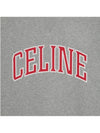 Logo Print Sweatshirt Grey - CELINE - BALAAN 4