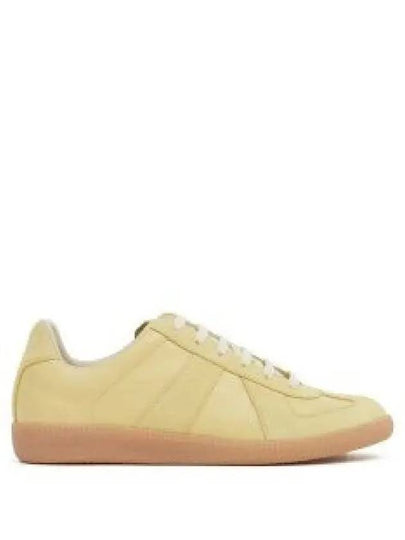 Replica Calfskin Low Top Sneakers Yellow - MAISON MARGIELA - BALAAN 2