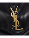 Puffer Quilted Nappa Leather Small Shoulder Bag Black - SAINT LAURENT - BALAAN 4