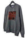 Men's Graphic Print Long Sleeve Sweatshirt Grey - CP COMPANY - BALAAN 4