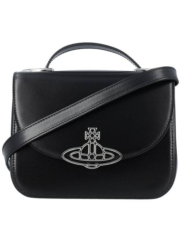 Linda Logo Plaque Cross Bag Black - VIVIENNE WESTWOOD - BALAAN 2