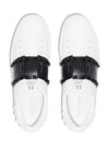 Rockstud Untitled Low Top Sneakers White Black - VALENTINO - BALAAN 4