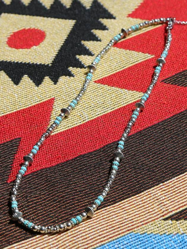 Navajo turquoise bead necklace - KND - BALAAN 8