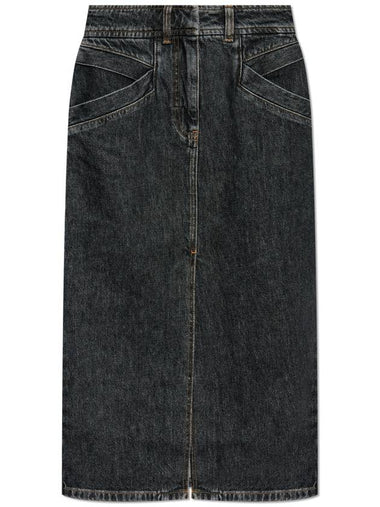 Iro Denim Skirt Clarysse, Women's, Black - IRO - BALAAN 1