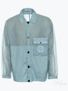 Lamy Button Pocket Long Sleeve Shirt Light Blue - STONE ISLAND - BALAAN 2