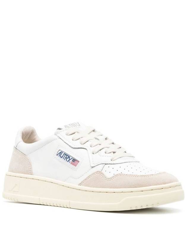 Medalist Goatskin Low Top Sneakers White - AUTRY - BALAAN 3