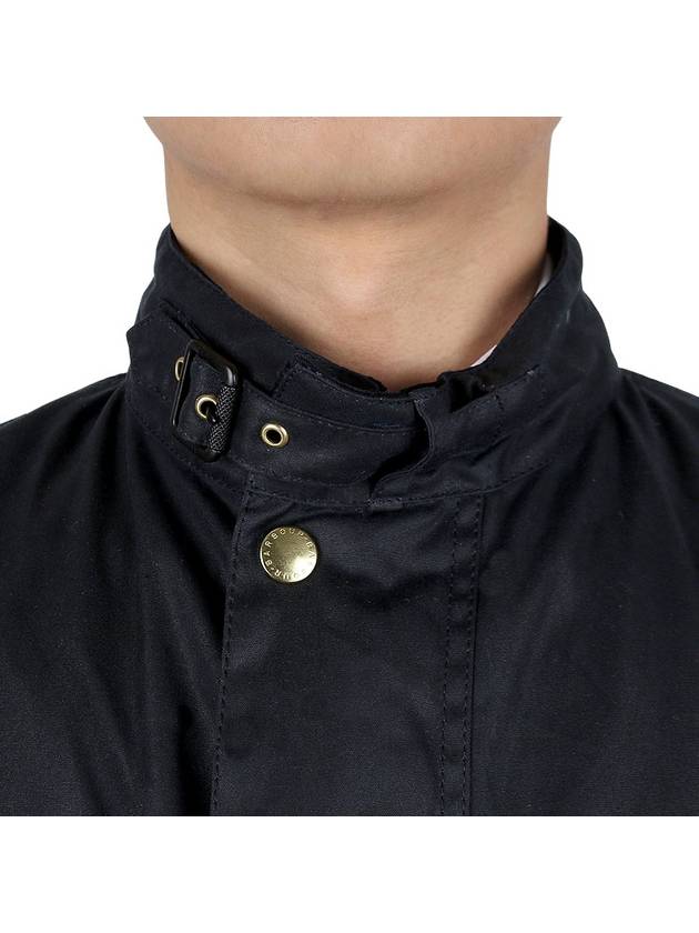 Men's International Original Wax Belt Jacket Navy - BARBOUR - BALAAN 8