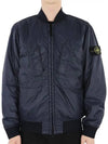 Micro Yarn Badge Packable Primaloft Bomber Jacket Navy - STONE ISLAND - BALAAN 3