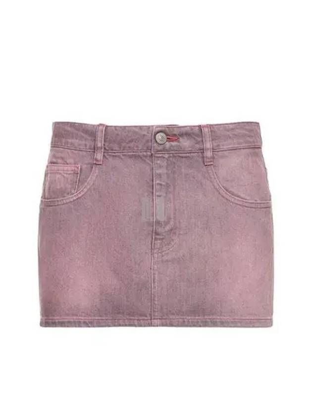 Cotton Short H-Line Skirt Pink - MAISON MARGIELA - BALAAN 2